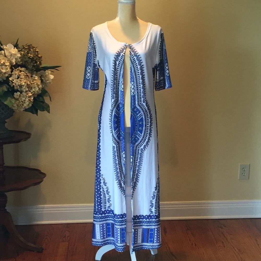 No name boho duster medallion EUC M